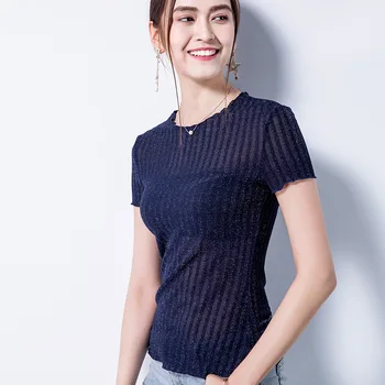 2020 NEW explosive short-sleeved t-shirt women cross-border new summer hot sale mesh gown women
2020 NEW explosive short-sleeved t-shirt women cross-border new summer hot sale mesh gown women