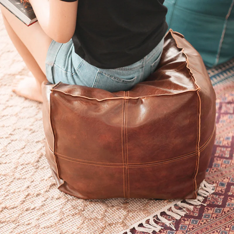 Moroccan PU Leather Pouf Embroider Craft Sofa Ottoman Footstool Large 45cm Artificial Leather Unstuffed Cushion
Moroccan PU Leather Pouf Embroider Craft Sofa Ottoman Footstool Large 45cm Artificial Leather Unstuffed Cushion