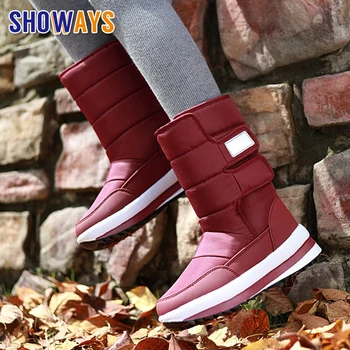2020 Winter Women Warm Fur Snow Boots Round Toe Red Waterproof Down Casual Travel Platform Flat Ladies Hook Loop Mid-calf Boots
2020 Winter Women Warm Fur Snow Boots Round Toe Red Waterproof Down Casual Travel Platform Flat Ladies Hook Loop Mid-calf Boots