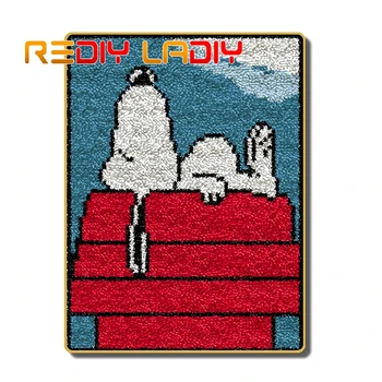 Latch Hook Kits Make Your Own Rug White Puppy Crocheting Cushion DIY Carpet Rug Set Acrylic Yarn Printed Canvas Arts & Crafts
Latch Hook Kits Make Your Own Rug White Puppy Crocheting Cushion DIY Carpet Rug Set Acrylic Yarn Printed Canvas Arts & Crafts