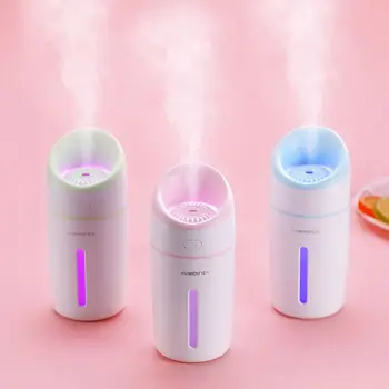 320ml Air Humidifier LED 7 Color Changing Aroma Essential Oil Diffuser Mist Maker USB Charging for Home Travel Use
320ml Air Humidifier LED 7 Color Changing Aroma Essential Oil Diffuser Mist Maker USB Charging for Home Travel Use