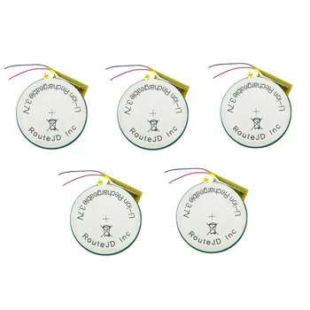 Lot 5PCS ROUTE JD PD3032 3.7V 200mAh 0.74wh Rechargeable Li-ion Button Battery For Garmin GPS Forerunner 610 Smart Sport Watch
Lot 5PCS ROUTE JD PD3032 3.7V 200mAh 0.74wh Rechargeable Li-ion Button Battery For Garmin GPS Forerunner 610 Smart Sport Watch