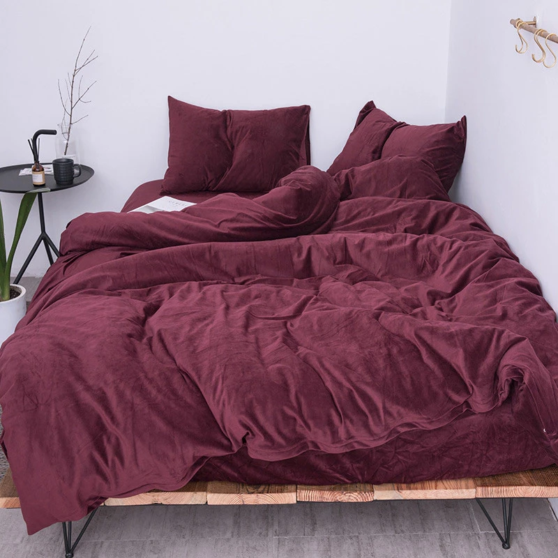 Yimeis Duvet Cover Set Solid Color Beddings And Bed Sets Simple Super King Size Bed Linen Sets BE47111
Yimeis Duvet Cover Set Solid Color Beddings And Bed Sets Simple Super King Size Bed Linen Sets BE47111