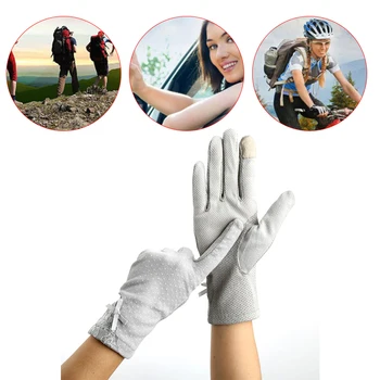Women Sunscreen Gloves Summer Spring Lady Stretch Touch Screen Anti UV Slip Resistant Driving Breathable Glove
Women Sunscreen Gloves Summer Spring Lady Stretch Touch Screen Anti UV Slip Resistant Driving Breathable Glove