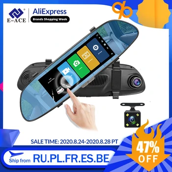 E-ACE Car DVR Dashcam Dvr Mirror Video Recorder FHD 1080P Car Camera Dual Lens with Rear View Camera Auto Registrar Dash Cam
E-ACE Car DVR Dashcam Dvr Mirror Video Recorder FHD 1080P Car Camera Dual Lens with Rear View Camera Auto Registrar Dash Cam