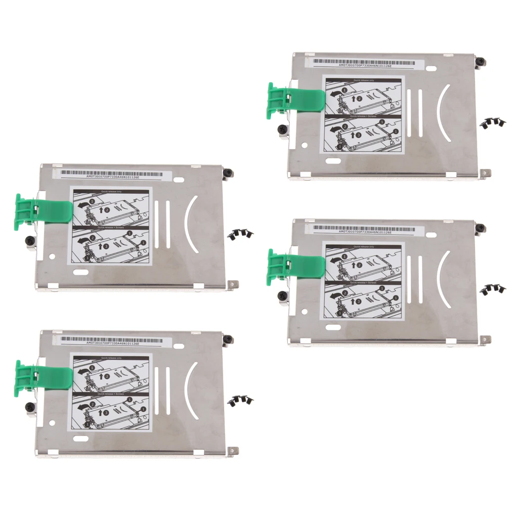 4 Packs Premium Hard Drive HDD SSD Caddy / Enclosure Bay For HP ZBook 15 ZBOOK 17 G1 G2 4 Packs Premium Hard Drive HDD SSD Caddy / Enclosure Bay For HP ZBook 15 ZBOOK 17 G1 G2