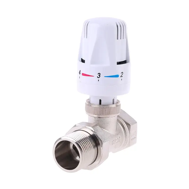 Three-way Thermostatic Radiator Valve Brass Automatic Temperature Control Tap 23GB
Three-way Thermostatic Radiator Valve Brass Automatic Temperature Control Tap 23GB