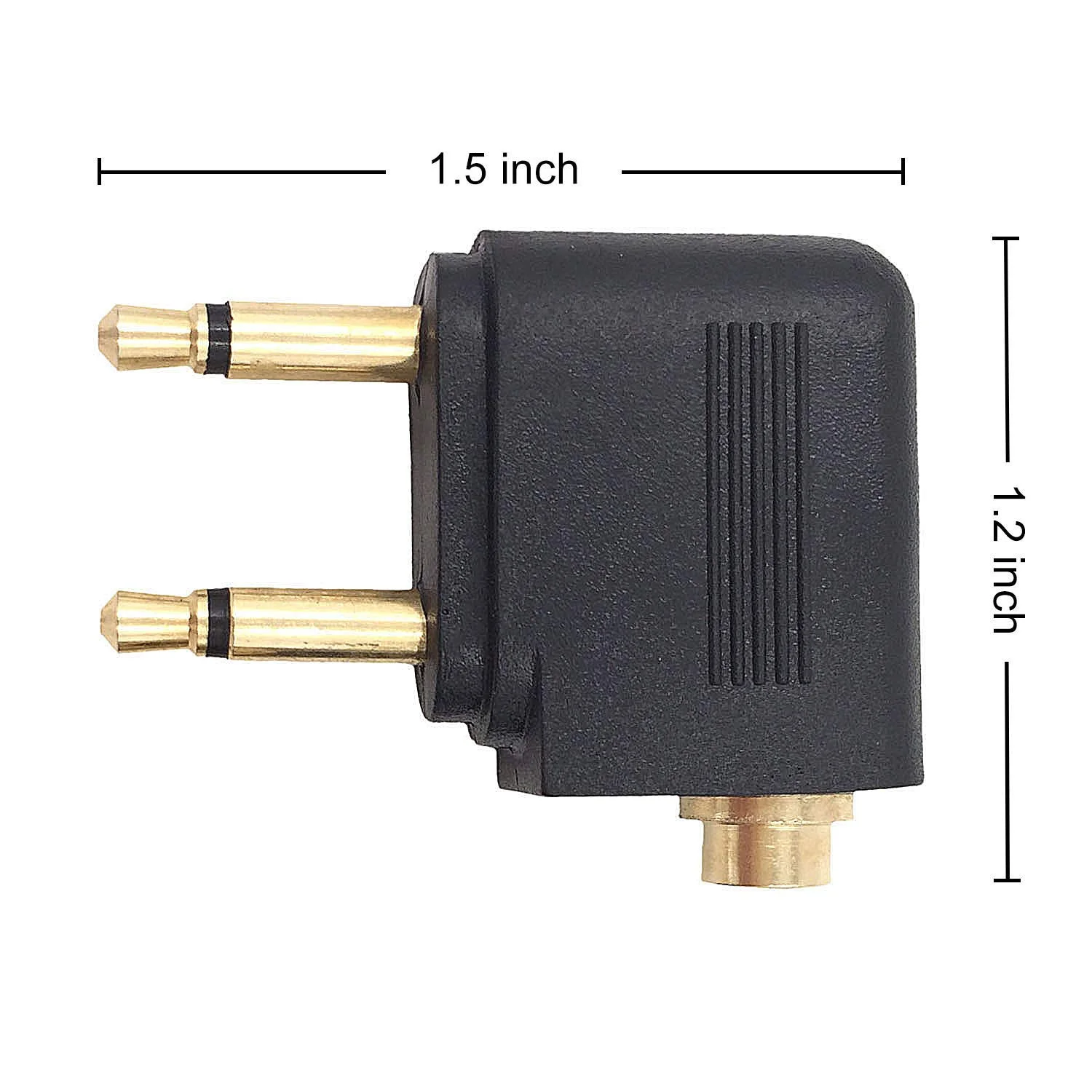 Airplane Airline Flight Stereo 3.5mm Adapter for V-Moda Crossfade M-200 M-100 M-80 LP2 LP XS V-80 Forza Metallo Zn Headphones Airplane Airline Flight Stereo 3.5mm Adapter for V-Moda Crossfade M-200 M-100 M-80 LP2 LP XS V-80 Forza Metallo Zn Headphones