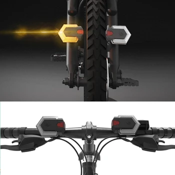 1set Bike Turn Signals Front and Rear Light with Smart Wireless Remote Control Bike Tail Light for Cycling Safety Warning Light
1set Bike Turn Signals Front and Rear Light with Smart Wireless Remote Control Bike Tail Light for Cycling Safety Warning Light