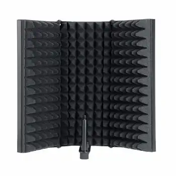 3 Plate Foldable Recording Microphone Wind Screen Board Sound-absorbing Cover Microphone Sound Insolation Shield Screen Sound
3 Plate Foldable Recording Microphone Wind Screen Board Sound-absorbing Cover Microphone Sound Insolation Shield Screen Sound
