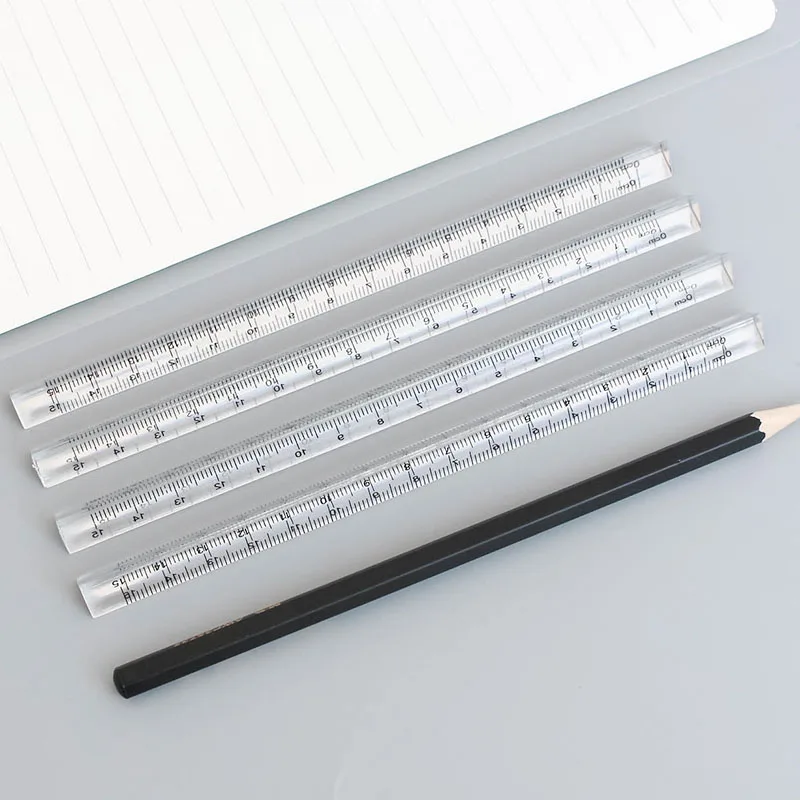 Transparent Triangular Ruler 15cm Surveying Scale Rulers Measuring Both Sides Acrylic Drawing Ruler Precision Gauging Tool
Transparent Triangular Ruler 15cm Surveying Scale Rulers Measuring Both Sides Acrylic Drawing Ruler Precision Gauging Tool