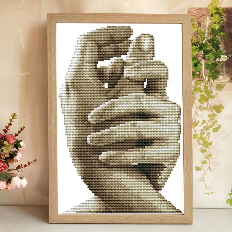 Hands Helping Cross Stitch Kits Character Series Retro Oil Painting Chinese Hand Embroidery Needlework Sets Decorations For Home
Hands Helping Cross Stitch Kits Character Series Retro Oil Painting Chinese Hand Embroidery Needlework Sets Decorations For Home