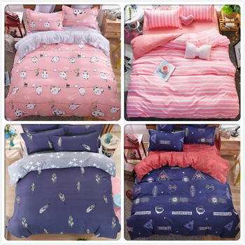 Duvet Cover Sheet Pillowcase 3/4pcs Bedding Sets Adult Kids Child Cotton Bed Linens Single Twin Queen King Size 150x200 180x220
Duvet Cover Sheet Pillowcase 3/4pcs Bedding Sets Adult Kids Child Cotton Bed Linens Single Twin Queen King Size 150x200 180x220