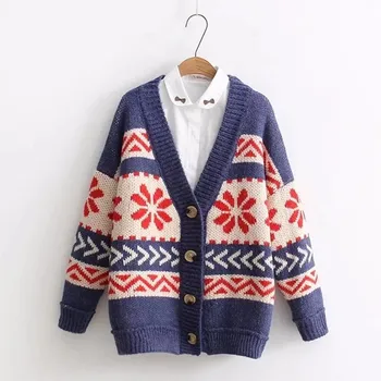 Cashmere cardigan in spring and autumn women's British style contrast knitted sweater net red same lazy fashion loose sweater
Cashmere cardigan in spring and autumn women's British style contrast knitted sweater net red same lazy fashion loose sweater