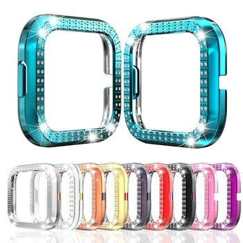 Bling diamond plating protection cover for Fitbit versa 2 case Watch protector on fit bit 2 versa2 coque smartwatch accessories
Bling diamond plating protection cover for Fitbit versa 2 case Watch protector on fit bit 2 versa2 coque smartwatch accessories