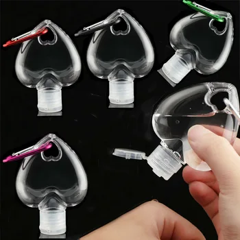 5/10Pcs 50ml Portable Heart Shape Empty Refillable Bottle With Key Ring Hook Travel Hand Sanitizer Bottle High Quality Durable
5/10Pcs 50ml Portable Heart Shape Empty Refillable Bottle With Key Ring Hook Travel Hand Sanitizer Bottle High Quality Durable