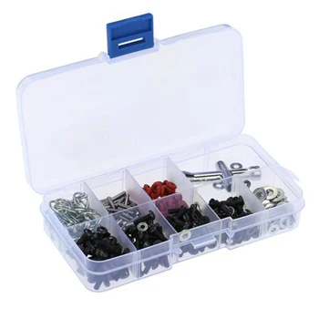 270pcs Lightweight Component Screws Set Special Repair Tool Boxed Metal RC Car Practical Small Reusable Spare Parts Portable
270pcs Lightweight Component Screws Set Special Repair Tool Boxed Metal RC Car Practical Small Reusable Spare Parts Portable