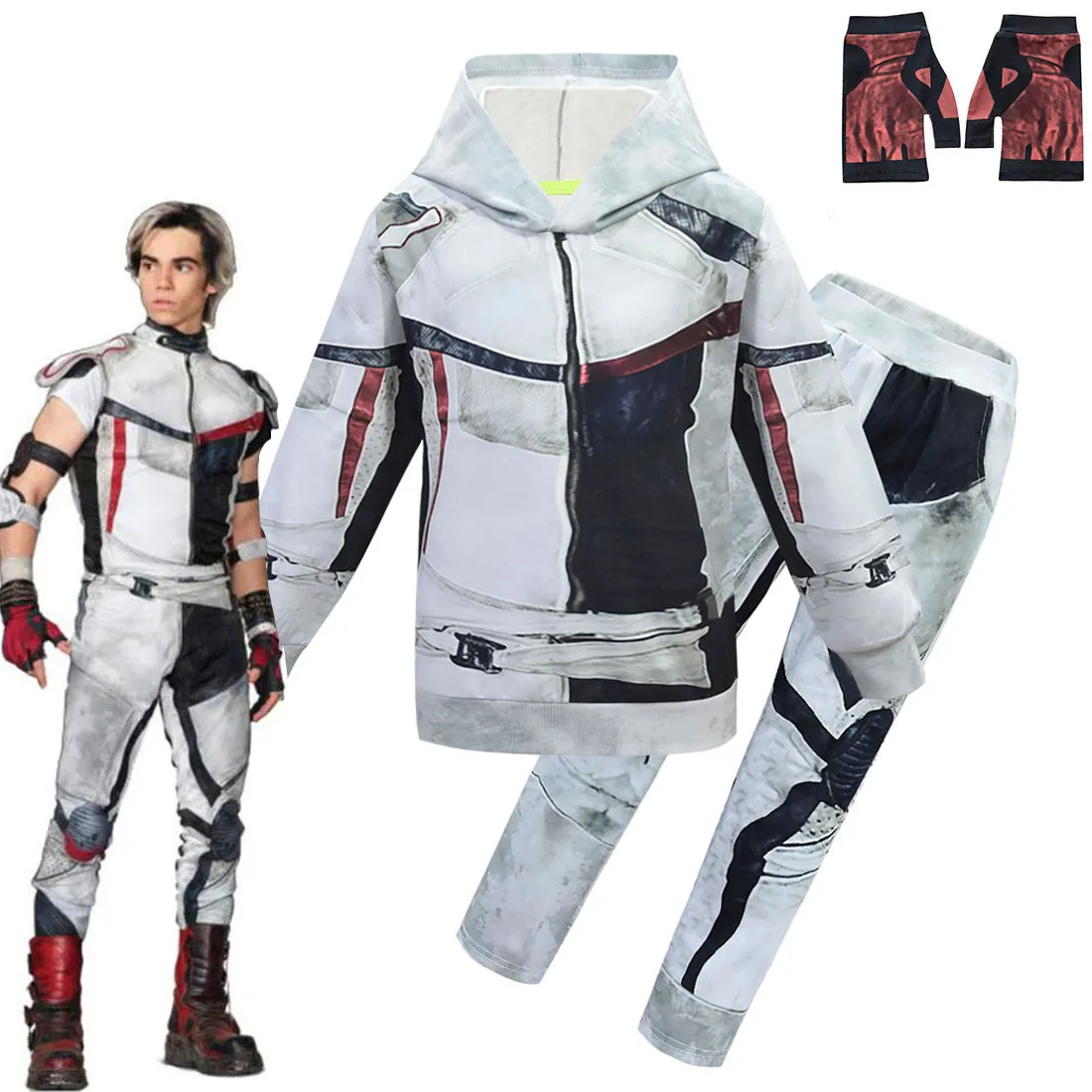 Descendants 3 Hoodies Kids Sweatshirts halloween costume for kids Carlos Cosplay Kids hooded Tshirt+Trousers toddler boy clothes
Descendants 3 Hoodies Kids Sweatshirts halloween costume for kids Carlos Cosplay Kids hooded Tshirt+Trousers toddler boy clothes