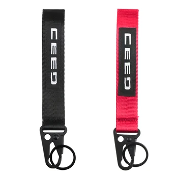 Universal High quality Ribbon Webbing Car key ring Nylon Webbing Keychain with hawk buckle key ring for ceed car Accessories
Universal High quality Ribbon Webbing Car key ring Nylon Webbing Keychain with hawk buckle key ring for ceed car Accessories