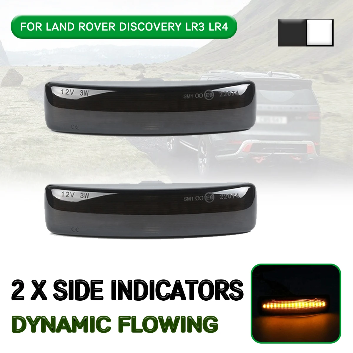 LED Dynamic Side Marker Light Flowing Turn Signal Light Lamp For Land Rover Discovery 3,4 For Freelander 2 For Range Rover Sport
LED Dynamic Side Marker Light Flowing Turn Signal Light Lamp For Land Rover Discovery 3,4 For Freelander 2 For Range Rover Sport