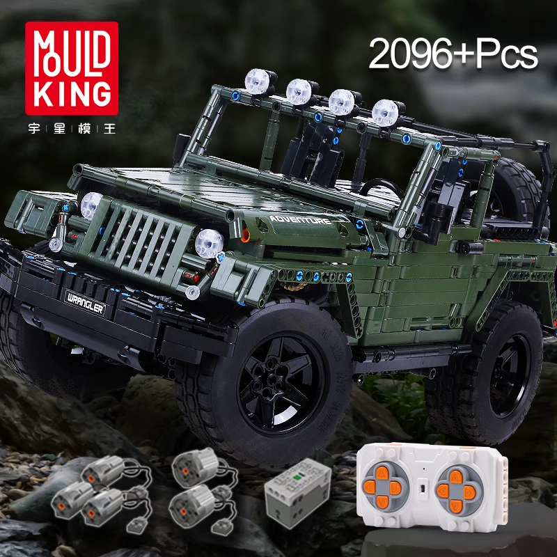 Mould King Technic Wrangler Building Blocks Fit Legoings Bricks Set Remote Control Vehicle Kids Toys for Children Gifts
Mould King Technic Wrangler Building Blocks Fit Legoings Bricks Set Remote Control Vehicle Kids Toys for Children Gifts