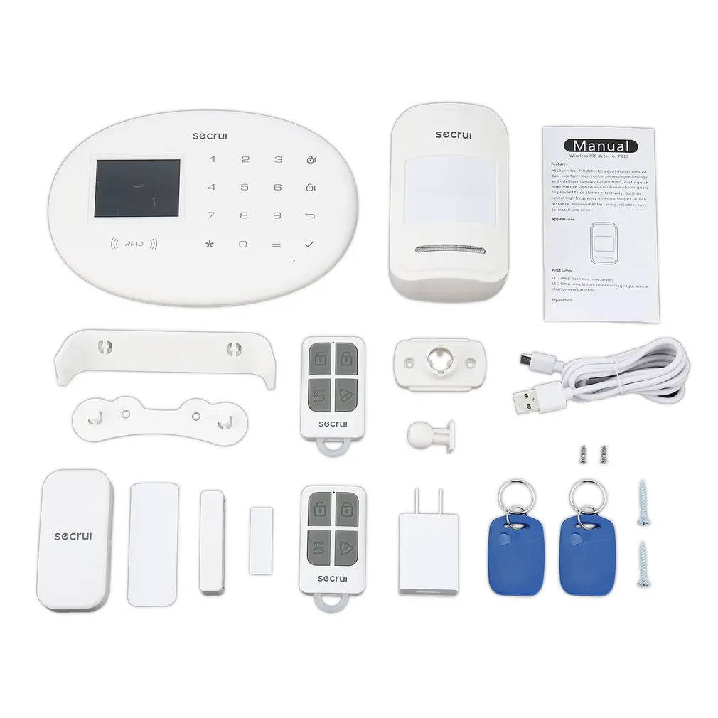 W20 TFT Color Screen GSM Alarm System Wireless Detector Digital Dual Core Technology Infrared Detector Import Sensors
W20 TFT Color Screen GSM Alarm System Wireless Detector Digital Dual Core Technology Infrared Detector Import Sensors