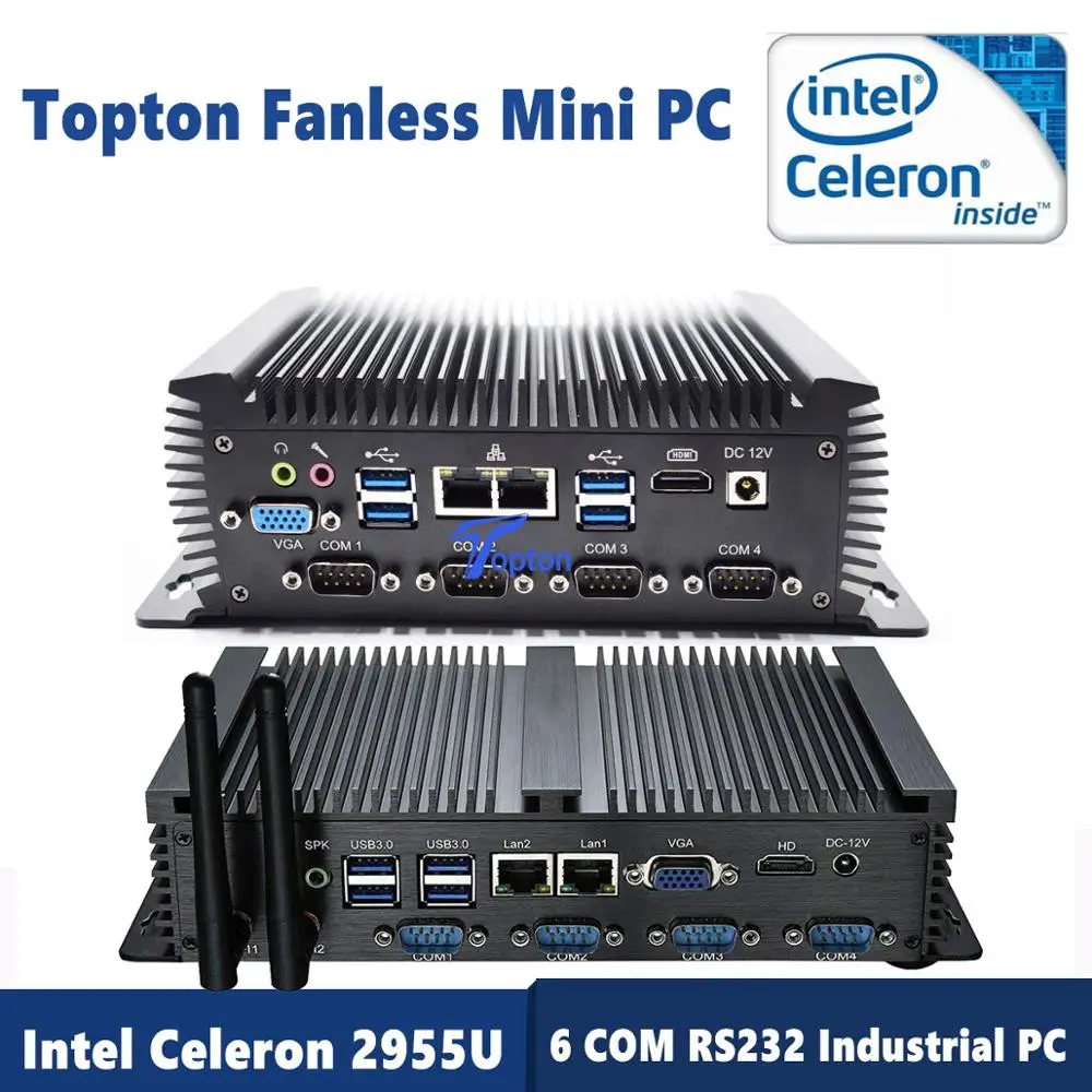 Windows 10 Industrial Computer Intel i5 4200U Celeron 2955U Fanless Mini PC,4xUSB3.0, 6xCOM RS232, HDMI, WiFi,Full Metal Case PC
Windows 10 Industrial Computer Intel i5 4200U Celeron 2955U Fanless Mini PC,4xUSB3.0, 6xCOM RS232, HDMI, WiFi,Full Metal Case PC