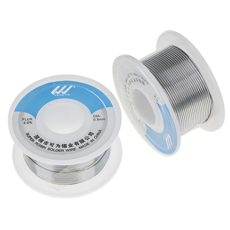 0.8mm/1.0mm Solder Wire Tin Sn:60%,Pb:40%,Flux: 2% KW -60/40 Lead Roll Clean Rosin Welding Core Soldering Wire Flux Reel Tube
0.8mm/1.0mm Solder Wire Tin Sn:60%,Pb:40%,Flux: 2% KW -60/40 Lead Roll Clean Rosin Welding Core Soldering Wire Flux Reel Tube