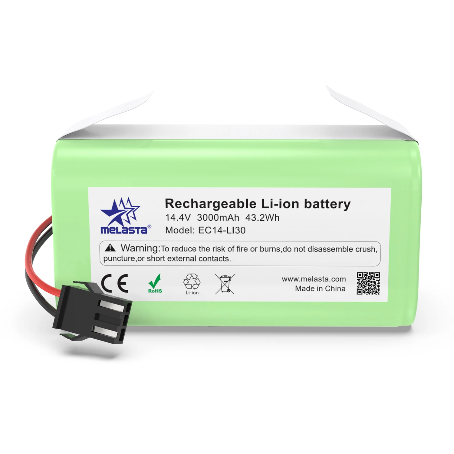 Melasta 14 4 v 3000mAh литий-ионная аккумуляторная батарея Для Ecovacs Deebot N79S DN622 Eufy RoboVac 11 11S Conga