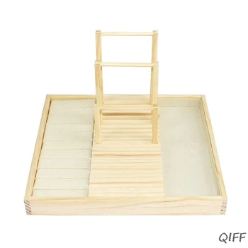 Necklace Jewelry Display Stand Design Natural Wood Jewelry Earring/Accessory 
Necklace Jewelry Display Stand Design Natural Wood Jewelry Earring/Accessory