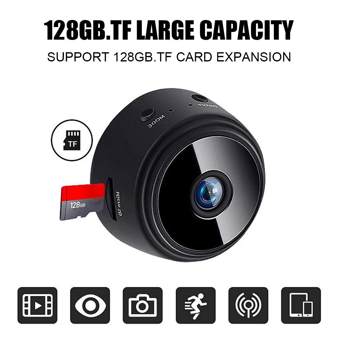 Mini Camera 1080P Wireless A9 Wifi Camera Home Security Surveillance Camera Motion Detection IR Night Vision App Remote Monitor
Mini Camera 1080P Wireless A9 Wifi Camera Home Security Surveillance Camera Motion Detection IR Night Vision App Remote Monitor