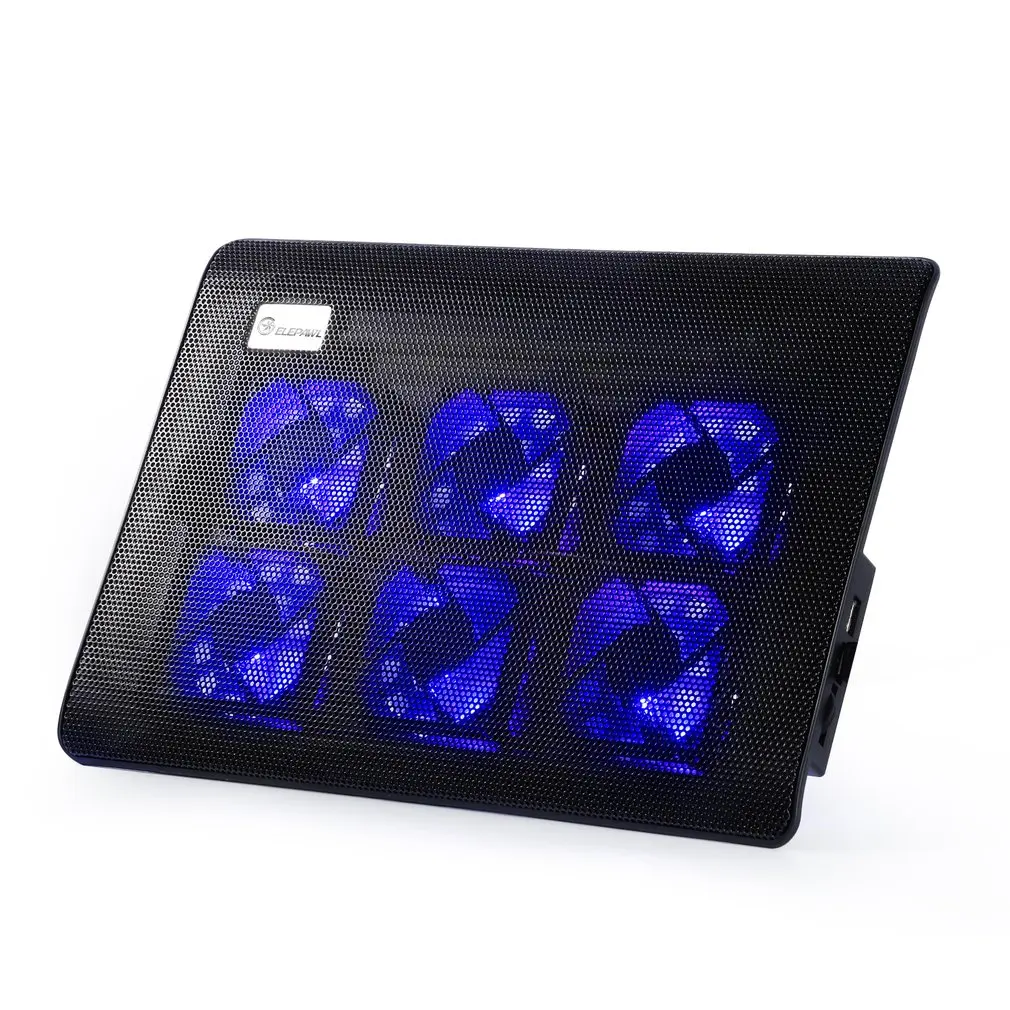 ELEPAWL Comfortable Ergonomic Design Super Mute 6 Fans Laptop Cooler Laptop Notebook Computer Fan Base Plate
ELEPAWL Comfortable Ergonomic Design Super Mute 6 Fans Laptop Cooler Laptop Notebook Computer Fan Base Plate