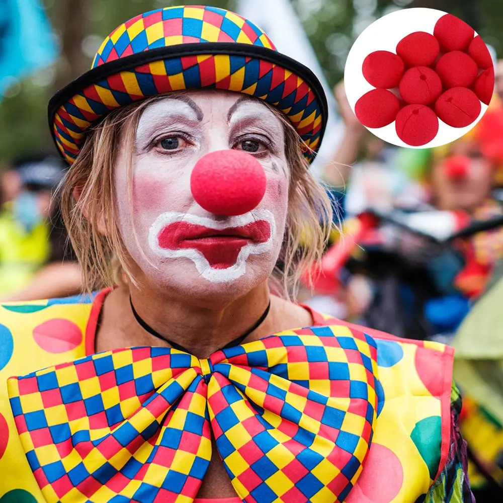 10PCS Sponge Clown Red Nose Adorable Ball Foam Circus Cosplay Props Party Funny Stage Performance Halloween Costume Magic Tools
10PCS Sponge Clown Red Nose Adorable Ball Foam Circus Cosplay Props Party Funny Stage Performance Halloween Costume Magic Tools