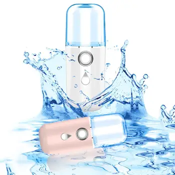 Portable Mini Nano Mist Humidifier Handheld Cooling Hydrating Device Facial Steamer Atomizer Moisturizing Spray Bottle 
Portable Mini Nano Mist Humidifier Handheld Cooling Hydrating Device Facial Steamer Atomizer Moisturizing Spray Bottle