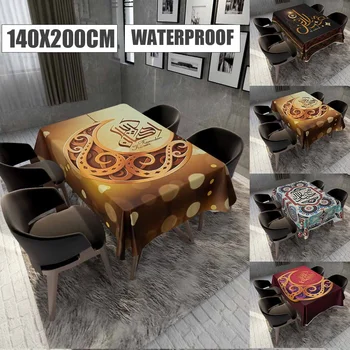 140x200cm Muslim Eid Mubarak Printed Tablecloth Waterproof Rectangle Dining Tablecloth Kitchen Table Cover Ramadan Decor Home
140x200cm Muslim Eid Mubarak Printed Tablecloth Waterproof Rectangle Dining Tablecloth Kitchen Table Cover Ramadan Decor Home