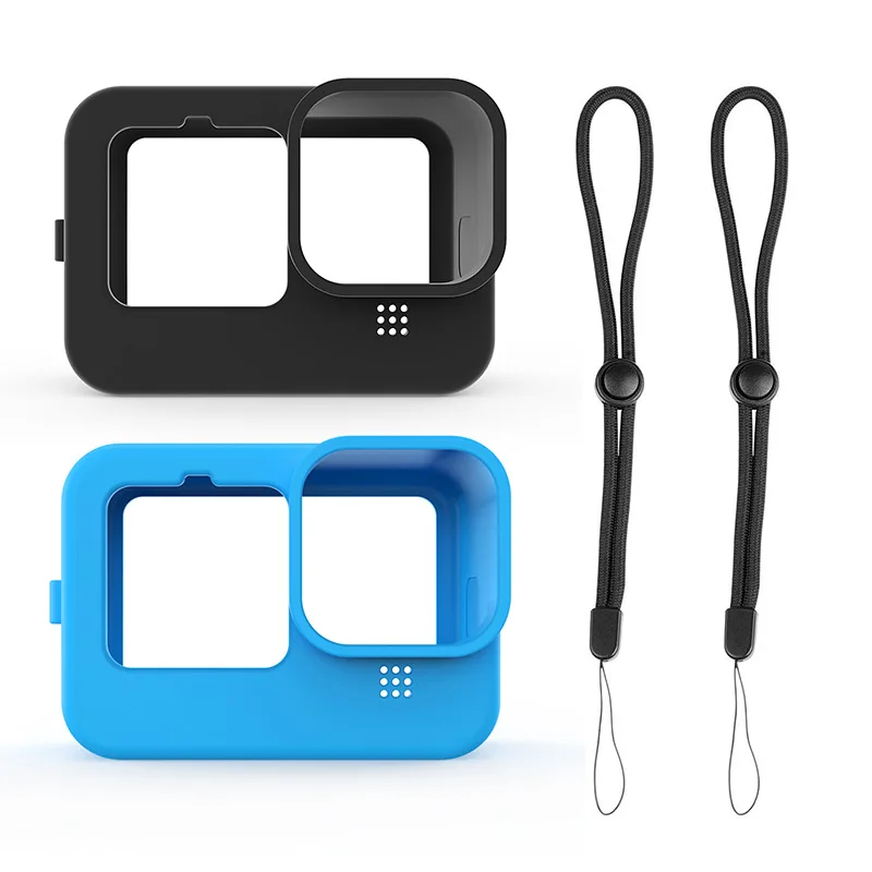 Protective Silicone Case for GoPro Hero 9 Black Screen Protector Protective Lens Film Housing Cover for Go Pro 9 Accessories
Protective Silicone Case for GoPro Hero 9 Black Screen Protector Protective Lens Film Housing Cover for Go Pro 9 Accessories