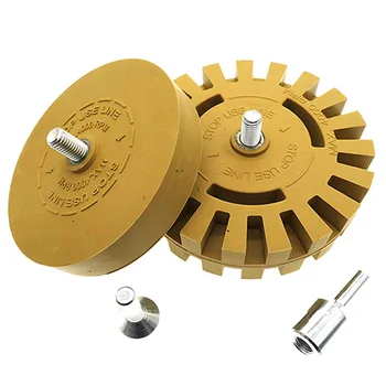 New Car Decal Remover Wheel Set - Compatible with Any Drill - Pinstripe Sticker Eraser for Your Truck, Boat, Aircraft - Adhesive
New Car Decal Remover Wheel Set - Compatible with Any Drill - Pinstripe Sticker Eraser for Your Truck, Boat, Aircraft - Adhesive