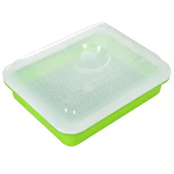 Seed Sprouter Tray BPA Free PP Soil-Free Big Capacity with Wheatgrass Tray Healthy Seedling Hydroponic Grower Plate Sprout H5N3
Seed Sprouter Tray BPA Free PP Soil-Free Big Capacity with Wheatgrass Tray Healthy Seedling Hydroponic Grower Plate Sprout H5N3
