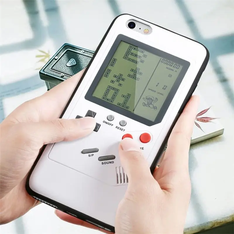 LED Display Video Game Phone Case for iPhone 11 Pro X Xr Xs Max SE 2 2020 8 7 6 6s Plus Case Game Boy Tetris Retro Console Cover
LED Display Video Game Phone Case for iPhone 11 Pro X Xr Xs Max SE 2 2020 8 7 6 6s Plus Case Game Boy Tetris Retro Console Cover