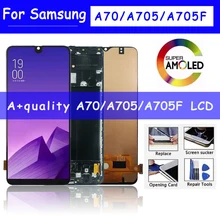 Ensemble écran tactile LCD, 100% pouces, pour Samsung Galaxy A70 A705 A705F 6.7, SM-A705MN testé=