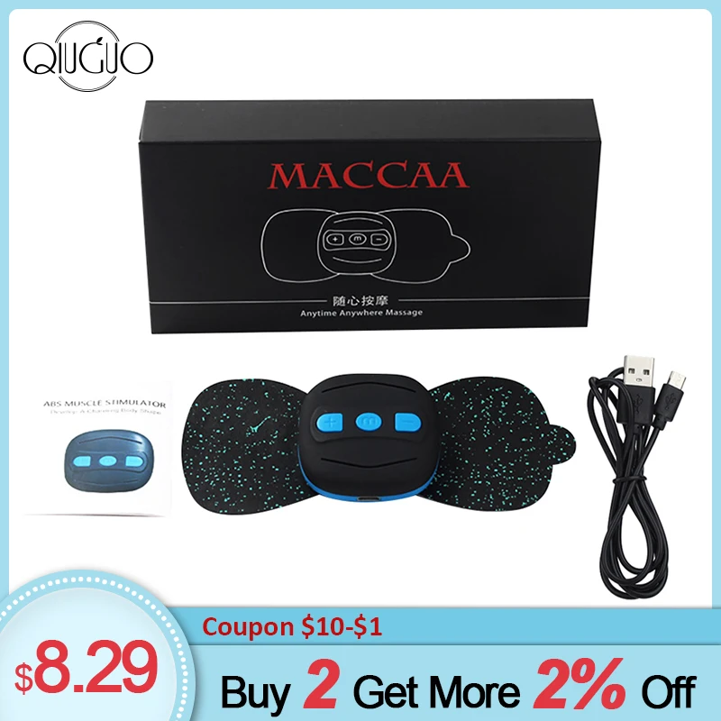 USB 6 Modes Neck Massager Muscle Pulse Stimulation Device Arm Shoulder Stimulator Relieve Body Pain Mini Back Massage Patch
USB 6 Modes Neck Massager Muscle Pulse Stimulation Device Arm Shoulder Stimulator Relieve Body Pain Mini Back Massage Patch