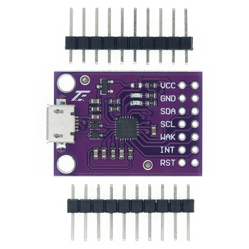 10PCS CP2112 Debug Board USB to SMBus I2C Communication Module 2.0 MicroUSB 2112 Evaluation Kit for CCS811 Sensor Module
10PCS CP2112 Debug Board USB to SMBus I2C Communication Module 2.0 MicroUSB 2112 Evaluation Kit for CCS811 Sensor Module