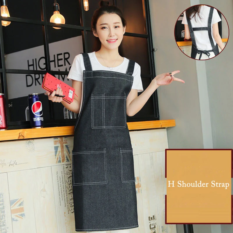 Cowboy Work Uniform Apron Unisex Catering Service Cafe Milk Tea Shop Painting Baking Barber Shop Storage Anti-staining Pinafore
Cowboy Work Uniform Apron Unisex Catering Service Cafe Milk Tea Shop Painting Baking Barber Shop Storage Anti-staining Pinafore