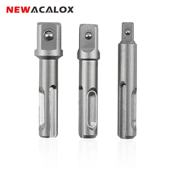 NEWACALOX Special Direct System SDS Plus Socket Driver Set to Sq Adaptor 1/4" 3/8" 1/2" Quick Change 3pcs/set Power Tool 
NEWACALOX Special Direct System SDS Plus Socket Driver Set to Sq Adaptor 1/4" 3/8" 1/2" Quick Change 3pcs/set Power Tool