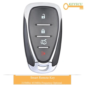 KEYECU Smart Prox Remote Control Car Key for Chevrolet Volt Bolt Equinox Trax Sonic Malibu Camaro, Fob 4 Button - HYQ4AA/ HYQ4EA 
KEYECU Smart Prox Remote Control Car Key for Chevrolet Volt Bolt Equinox Trax Sonic Malibu Camaro, Fob 4 Button - HYQ4AA/ HYQ4EA