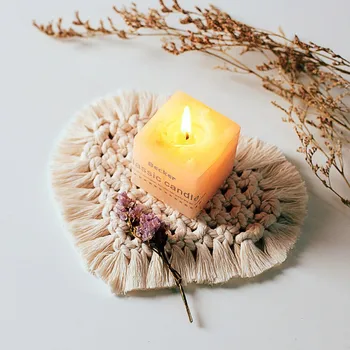 Nordic Style Macrame Cup Pad Bohemia Non-Slip Table Mats Handmade Cotton Braid Insulation Cup Mat Table Decoration
Nordic Style Macrame Cup Pad Bohemia Non-Slip Table Mats Handmade Cotton Braid Insulation Cup Mat Table Decoration