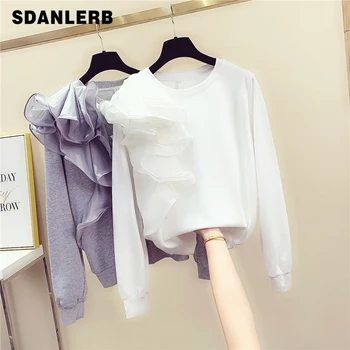 Hoodie Women 2019 Autumn Winter New Korean Version Irregular Three-dimensional Lotus Leaf Edge Hoodies Ruffle Sweatshirt Pull
Hoodie Women 2019 Autumn Winter New Korean Version Irregular Three-dimensional Lotus Leaf Edge Hoodies Ruffle Sweatshirt Pull