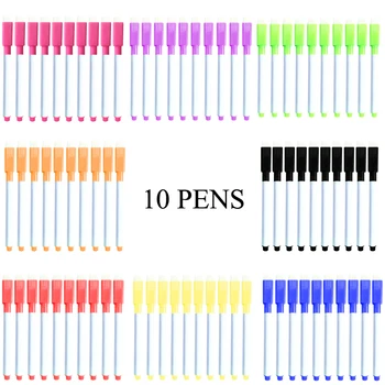 10pcs Whiteboard Marker Pen School White Board Dry-Erase Fine Nib Pen with Eraser Rubber Magnetic Markers Writing Black Blue Red
10pcs Whiteboard Marker Pen School White Board Dry-Erase Fine Nib Pen with Eraser Rubber Magnetic Markers Writing Black Blue Red