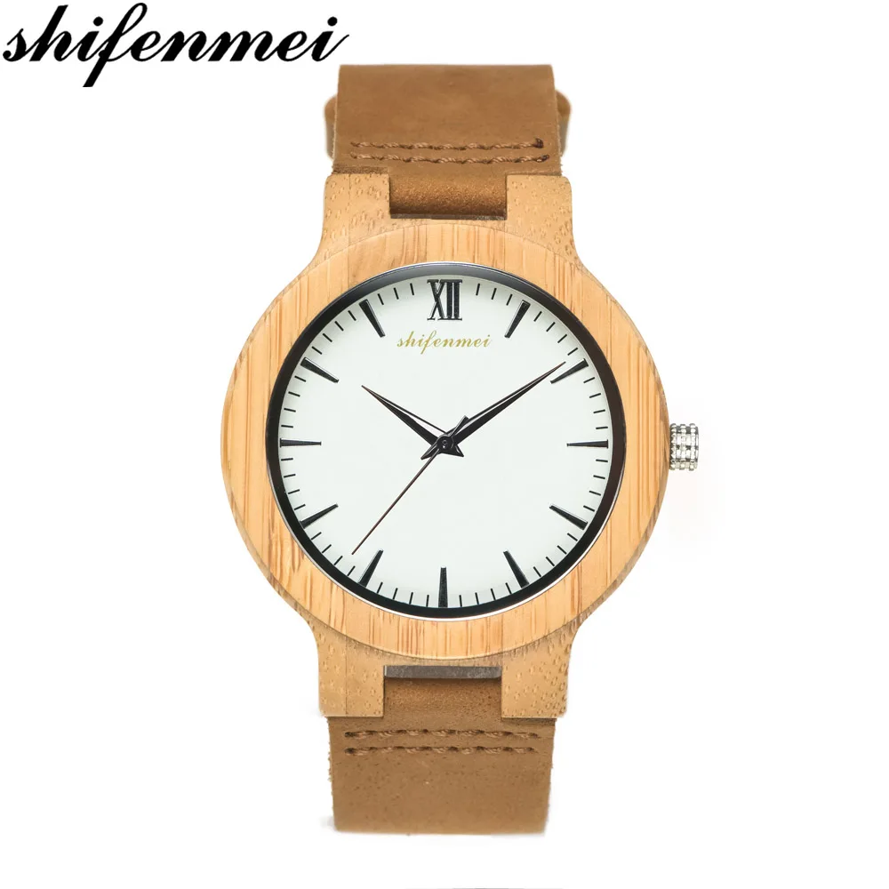 Shifenmei деревянные часы мужские s 2019 Топ бренд класса люкс для мужчин и женщин
