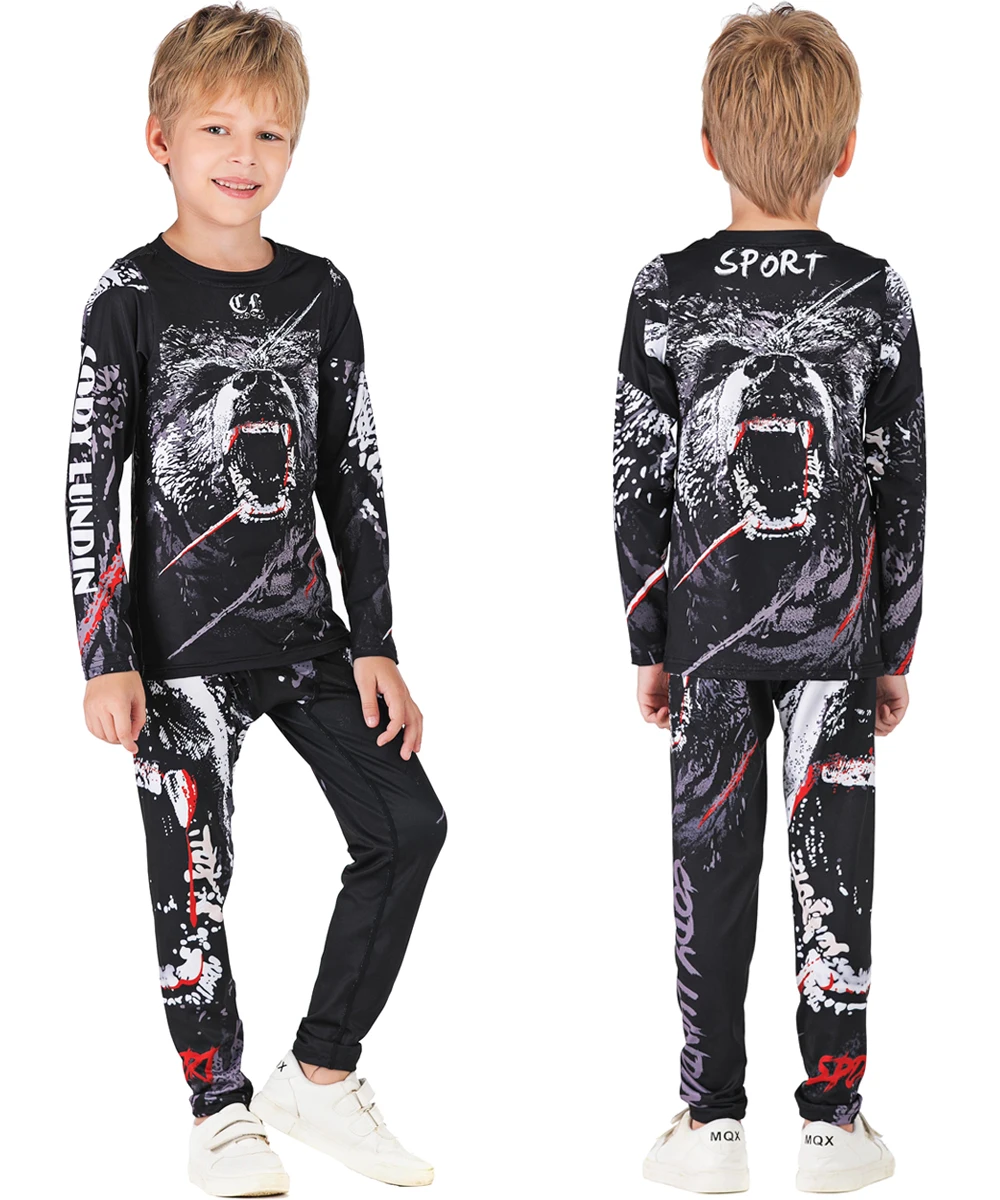 Boxing MMA Rashguard Jiu Jusit Sets For Children MMA t-shirts +pants Short sleeve Muay Thait Kid's Sportsuits Gym Bjj Fightwear
Boxing MMA Rashguard Jiu Jusit Sets For Children MMA t-shirts +pants Short sleeve Muay Thait Kid's Sportsuits Gym Bjj Fightwear
